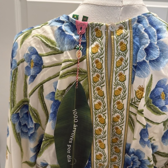 FARM Rio Puglia Long Dress Size S - Picture 7 of 11